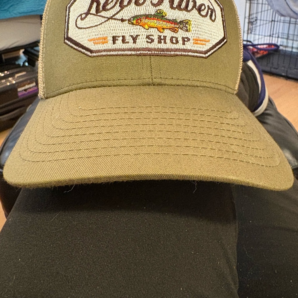 The Classic Olive Green Fly Shop Hat